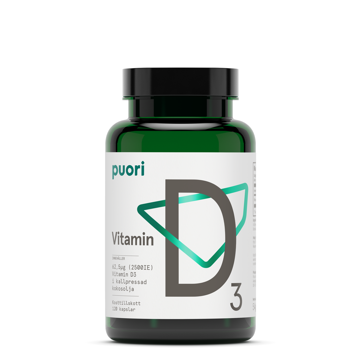 D3 - Naturligt framställt vitamin D (2500IE)